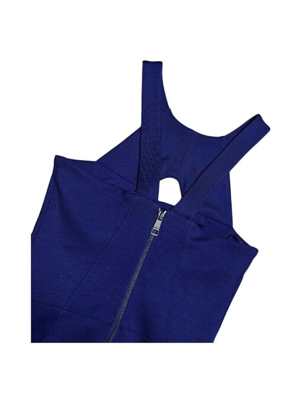 STUNNING Burberry London Blue Sleeveless Sheath Business Casual Cute Dress Small - Picture 8 of 8